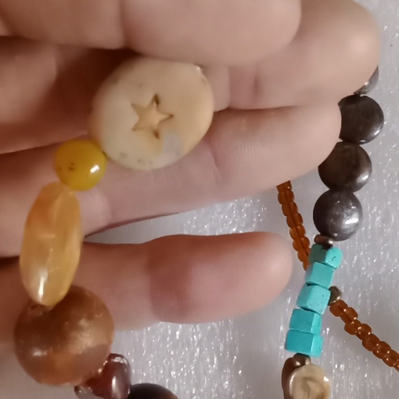 Multi Beaded Necklace #A320 - Picture 9 of 14